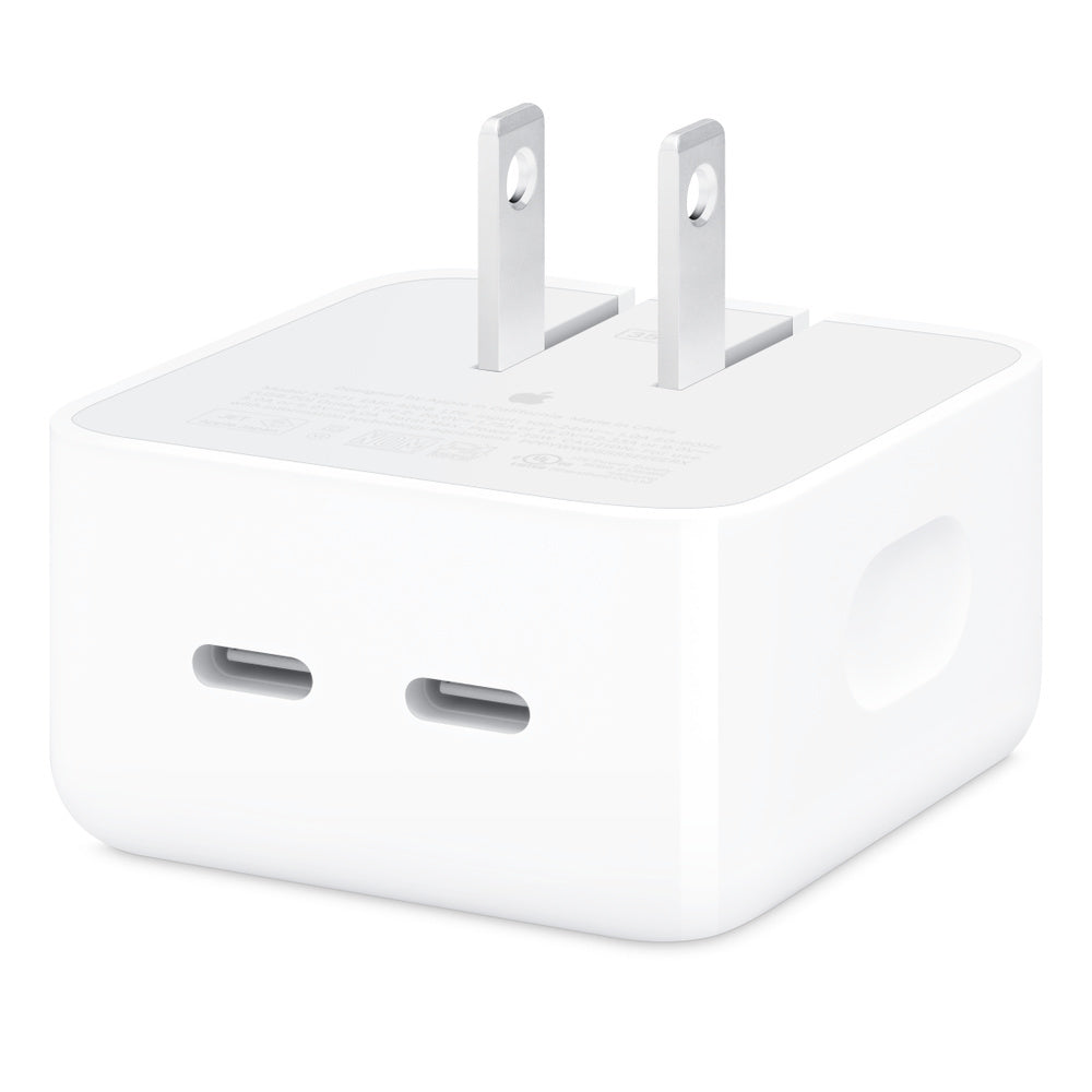 Apple Dual USB-C Port 35W Compact Power Adapter