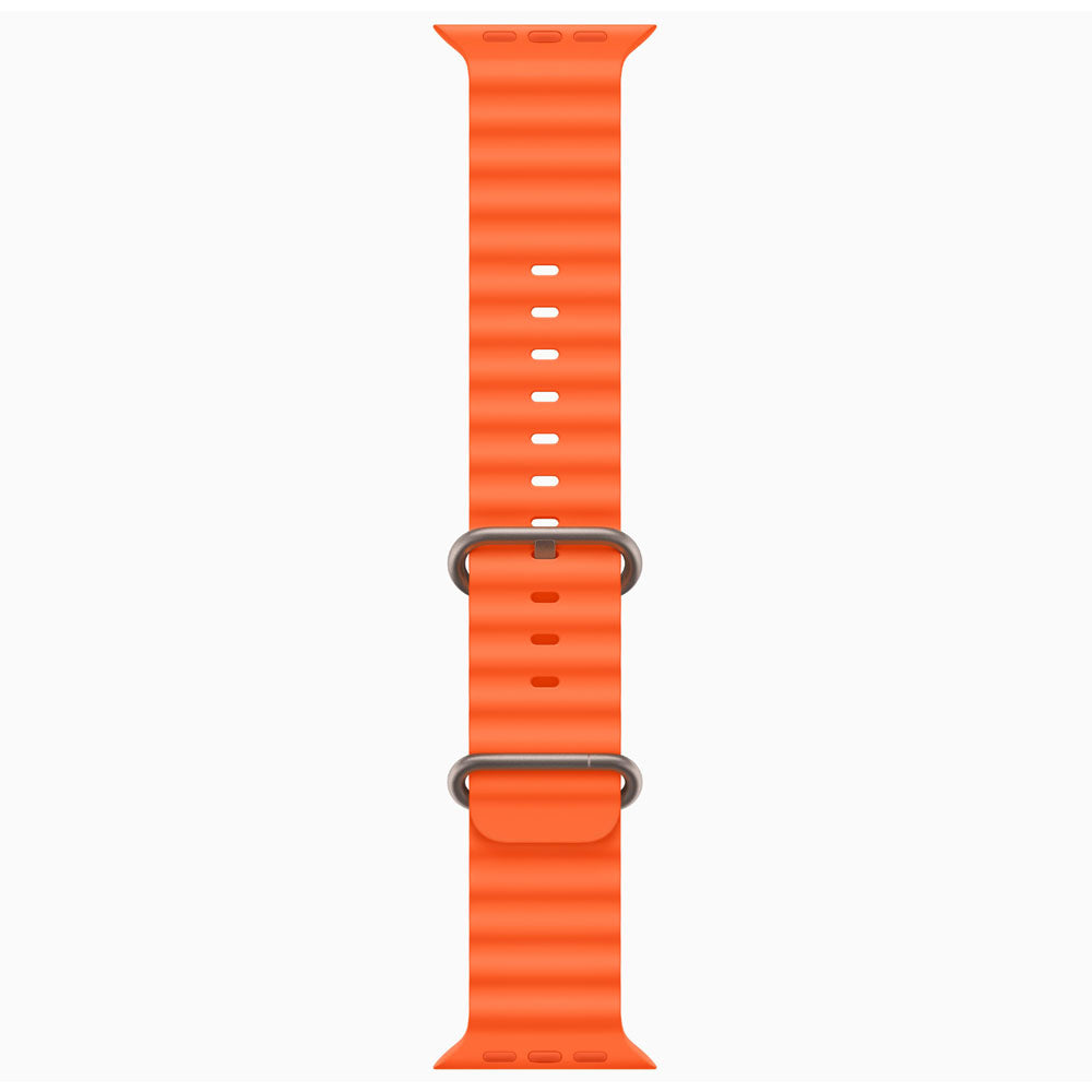 Apple Watch Ultra 2 49mm Titanium Case with Orange Ocean Band