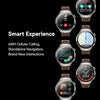 Huawei Watch 4 Pro Aerospace Grade Titanium Case with Dark Brown Leather Strap (MDS-AL00)