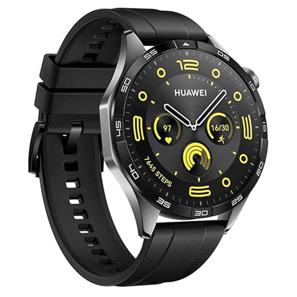 Huawei Watch GT 4 with Black Fluoroelastomer Strap 46mm (PNX-B19)