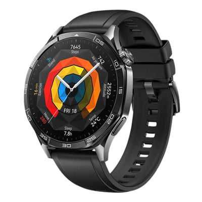 Huawei Watch GT 5 46mm with Black Fluoroelastomer Strap