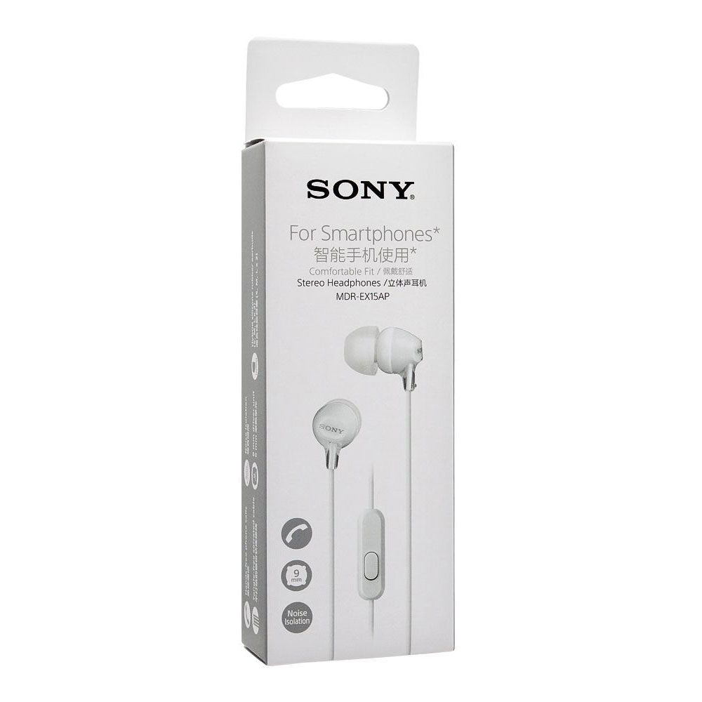 Sony Stereo Wired In-ear Headphones with Microphone MDR-EX15AP
