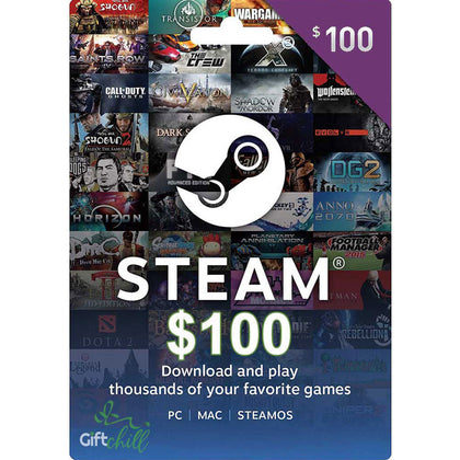 Steam Gift Card 100$