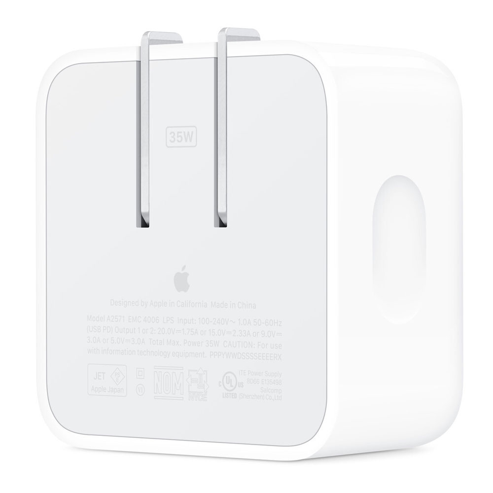 Apple 35w Dual Usb-c Port Compact Power Adapter - Qmart.pk