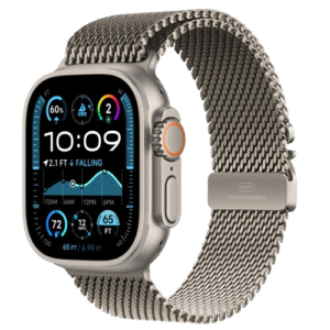 Apple Watch Ultra 2 GPS + Cellular 49mm Natural Titanium Case with Milanese Loop