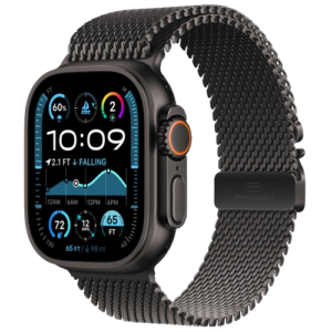 Apple Watch Ultra 2 GPS + Cellular 49mm Black Titanium Case with Milanese Loop