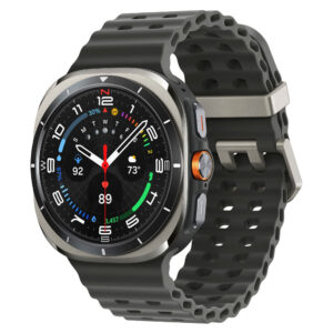 Samsung Galaxy Watch Ultra Titanium Silver 47mm with Marine Dark Gray Band