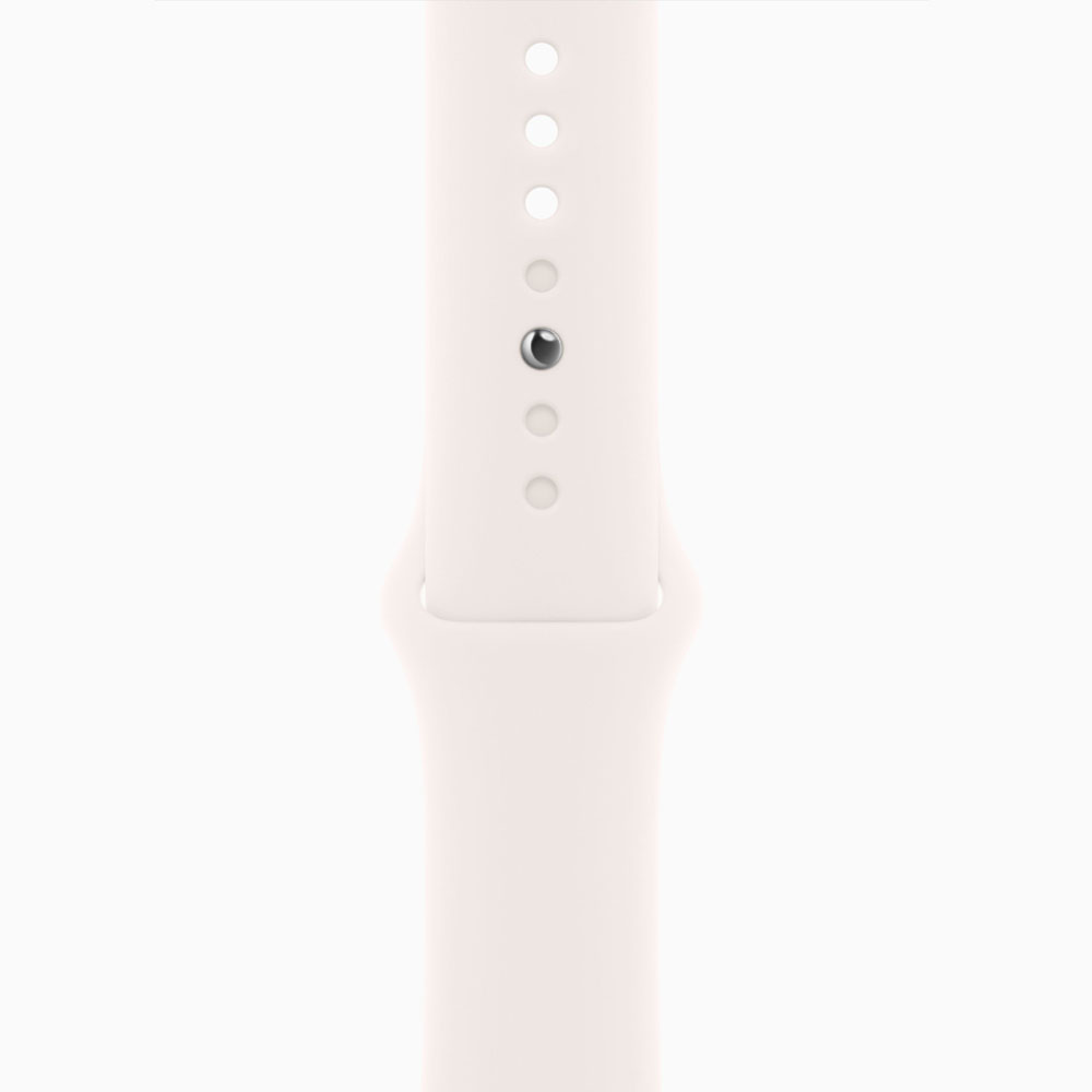 Apple Watch Series 11 GPS 42mm Rose Gold Aluminum Case with Light Blush Sport Band - Image 2