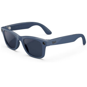 Ray Ban Meta Wayfarer (Gen 2) Shiny Cosmic Blue, Transitions Sapphire lenses (RW4012)