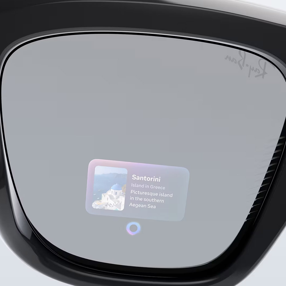 Meta Ray Ban Display In-Lens Display on-Wrist Control Shiny Black Neural Band - Image 3