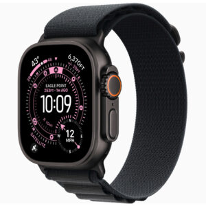 Apple Watch Ultra 3 GPS + Cellular 49mm Black Titanium Case with Black Alpine Loop Band