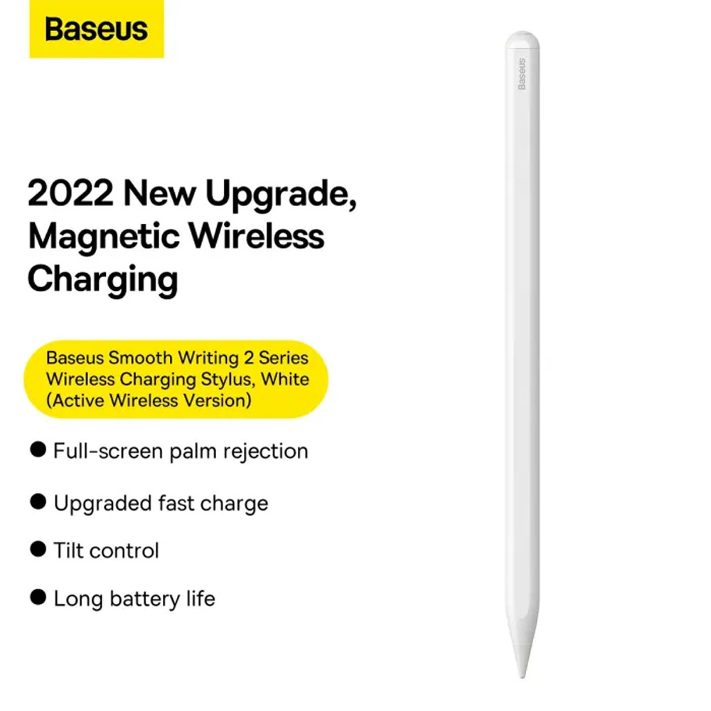 Baseus Smooth Writing 2 Series Dual Charging Stylus White Active Version Wireless - Image 5