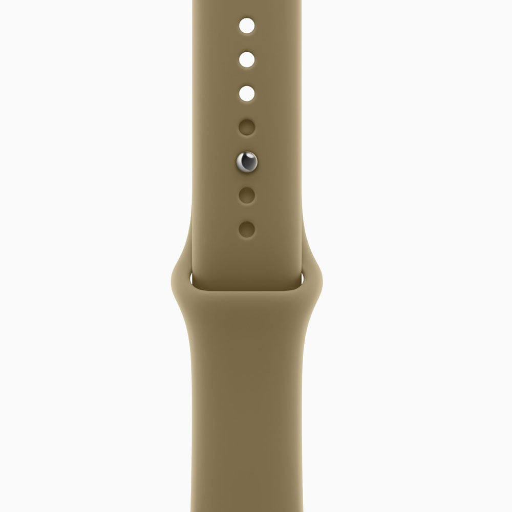 Apple Watch Series 12 GPS 46mm Dark Bronze Aluminum Case with Olive Sport Band - Image 3