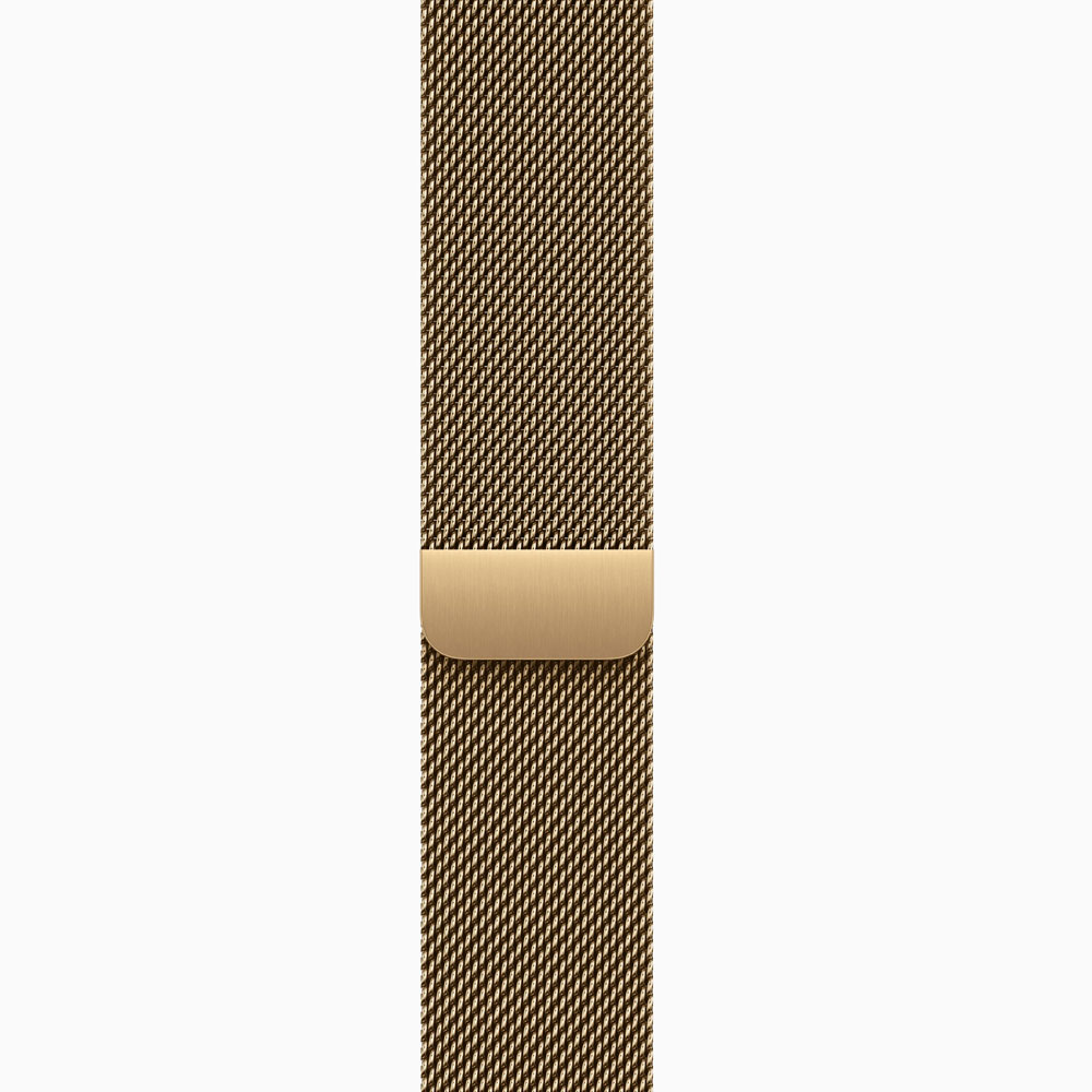 Apple Watch Series 12 46mm GPS + Cellular Radiant Gold Titanium Case with Radiant Gold Milanese Loop - Image 3