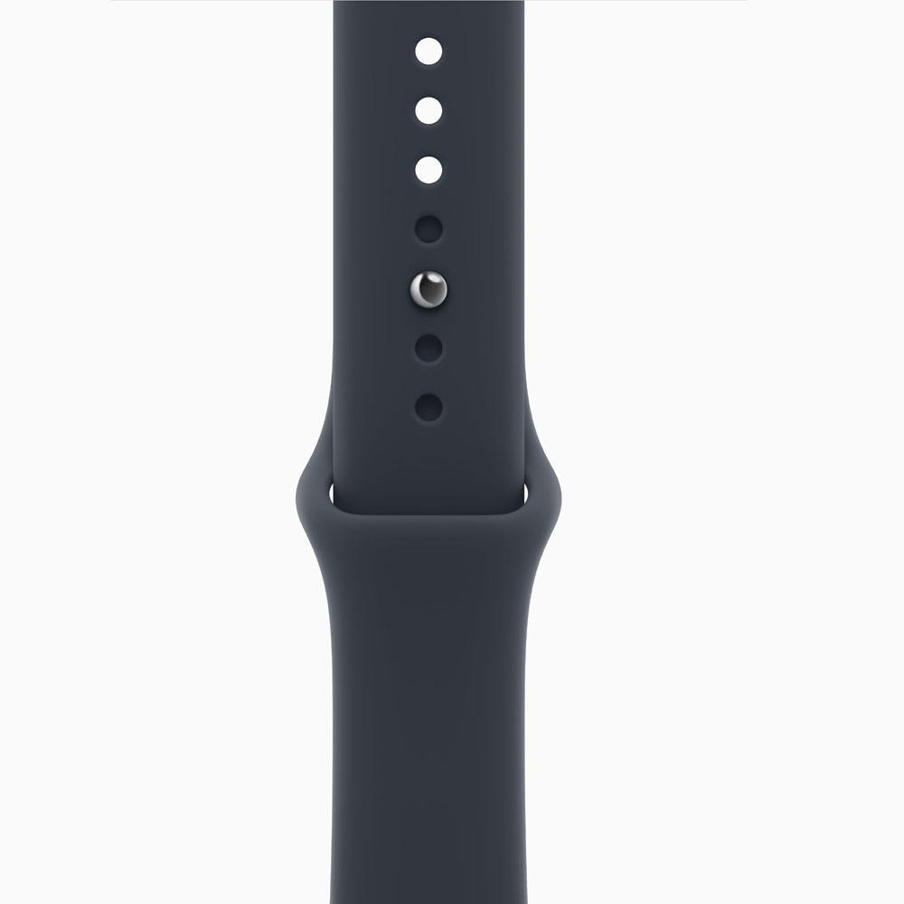 Apple Watch Series 12 GPS 46mm Space Grey Aluminum Case with Navy Blue Sport Band - Image 3