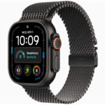 Apple Watch Ultra 4 GPS + Cellular 49mm Black Titanium Case with Black Milanese Loop