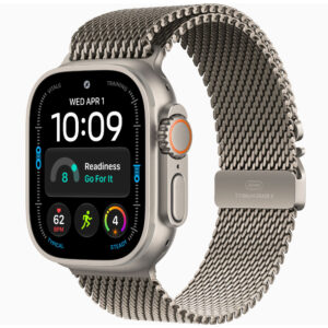 Apple Watch Ultra 4 GPS + Cellular 49mm Natural Titanium Case with Natural Milanese Loop