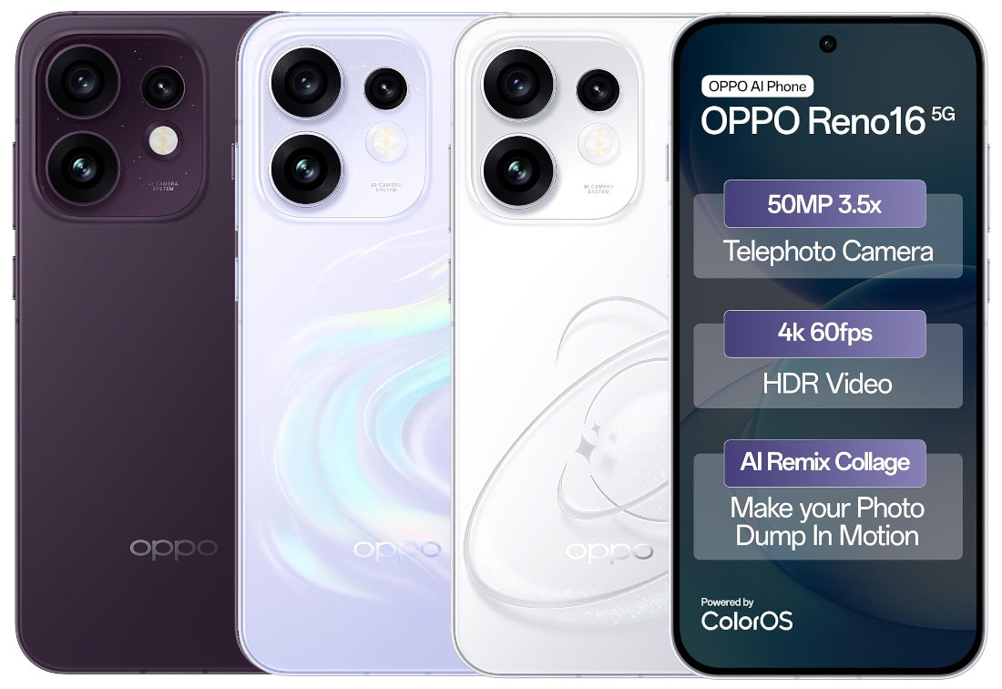 Oppo Reno16 F feature